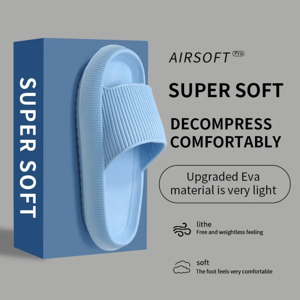 Cloud-Soft EVA Squat Slippers