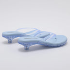 Women's Jelly Thong Low Heel Sandals