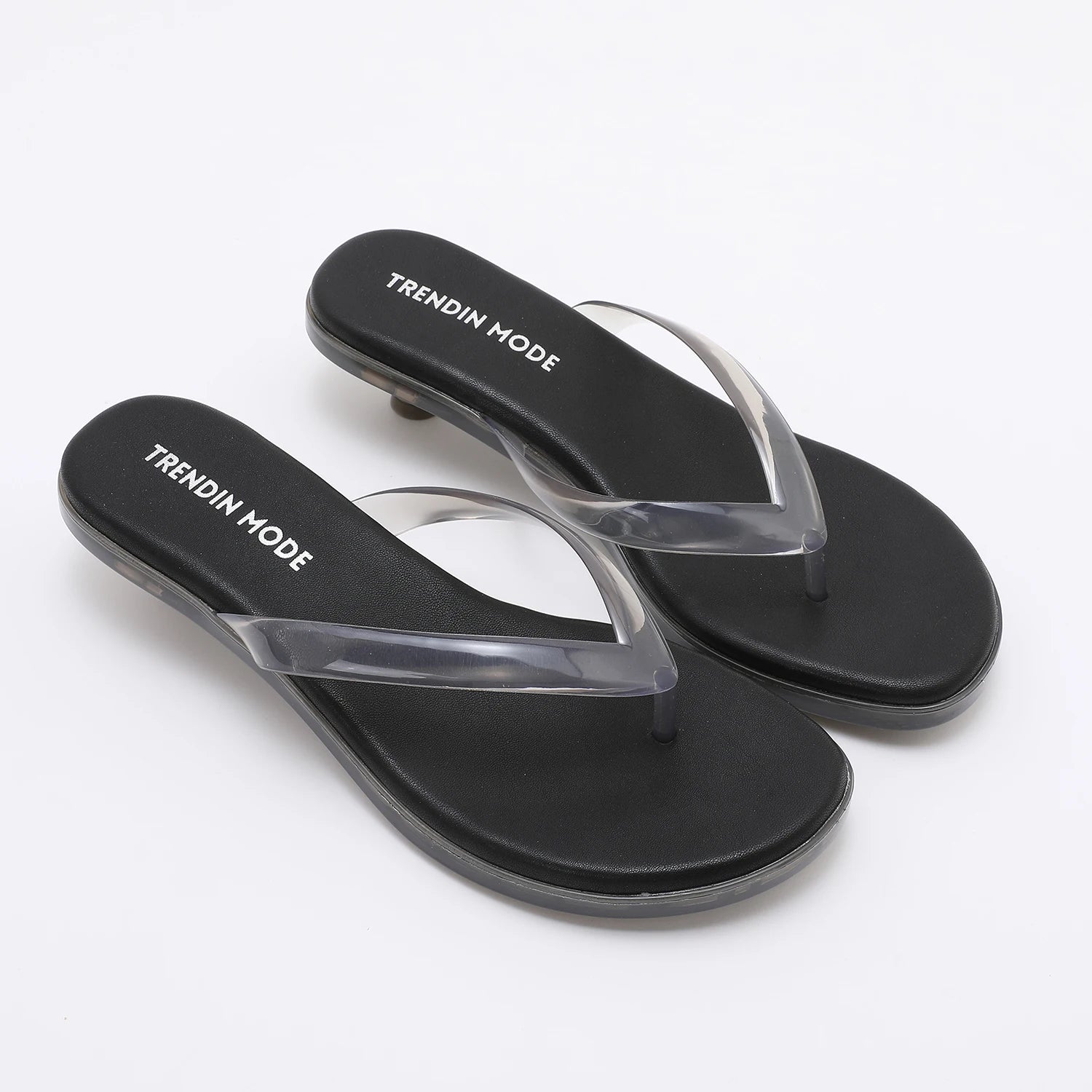 Women's Jelly Thong Low Heel Sandals