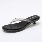 Women's Jelly Thong Low Heel Sandals