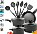 13Pc Nonstick Cookware Set,